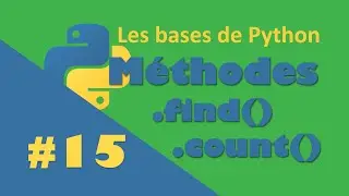 #15 Python Tutorial for Beginners - The .find() and .count() Methods