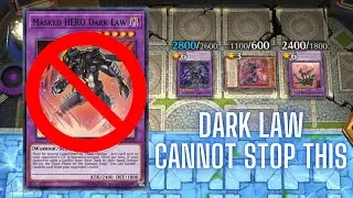 WHEN YOUR OPPONENT SUMMONS MASKED HERO DARK LAW BUT THEN ...YU GI OH MASTER DUEL