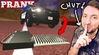 👮‍♂️ JE TROLL LES POLICIERS (Ils finissent sans pneus) 🤬 - GMOD DarkRP FR