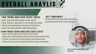 RATIOS ANALYSIS F&N AND FARM FRESH 2023/2024