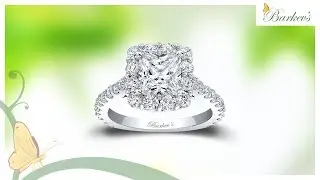 Barkev's Stunning White Gold Engagement Ring 7939L