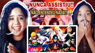 Minha irmã NÃO OTAKU Reage ao Rap dos Hokages (Naruto) - A VONTADE DO FOGO | NERD HITS