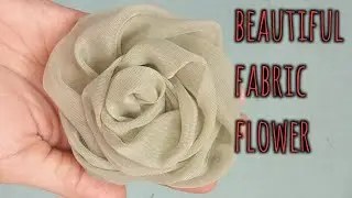 How's to make beautiful rose/flower making/fabric flower/tips /sewing hacks