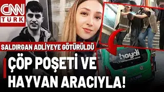 Polis Şeyda Yılmaz’ı Şehit Eden Saldırgan, Çöp Poşeti ve Hayvan Taşıma Aracı İle Adliyeye Götürüldü