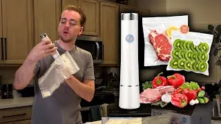 Kayiant Vacuum Sealer for Food | 30 Reusable Bags | Handheld Food Saver for Freshness