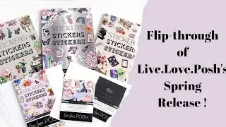 Flip-through of Live.Love.Posh's New Spring Release Sticker Books!!