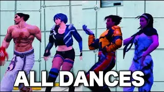 Tekken Tag Tournament 2  - Anna Williams Witch Mask Dance On All Characters