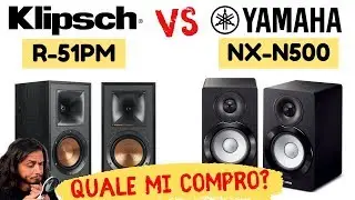 CASSE ATTIVE ● Klipsch R-51PM vs Yamaha NX-N500 ● active speakers ● eng subs