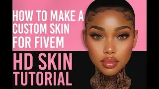 How to make a custom face for FIVEM | HD Skin Reference Tutorial