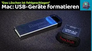 Mac: Fehler beim Formatieren von USB-Sticks? So bekommst Du ihn doch noch formatiert! 💥🚀