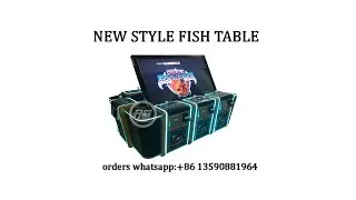 Hot Selling Texas,NC US Market New & Luxury 8 Players Fish Table,Fishing Game Machine For Sale