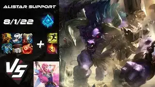 SUPPORT Alistar vs Seraphine - NA Grandmaster Patch 26.3