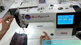 Maquina de costura Reta Industrial  Sun Special Eletrônica ss6830m com painel touch ...