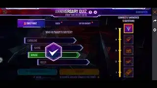 Who is Maxim&rsquo;s sister in Free Fire? | Today Anniversary Quiz Answer