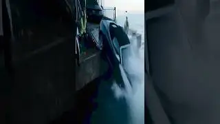 Car Falls Into Water Gone Wrong! 😱💦 #Shorts #CarFails #OMG #epicforces #ai #aicinematic