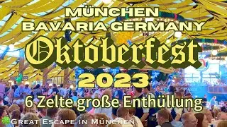 【M&uuml;nchen Oktoberfest 2023】6 Zelte: Paulaner Schottenhamel Hacker Hofbr&auml;u Marstall Armbrustsch&uuml;tzen
