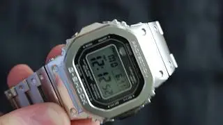 Casio G-Shock GMW-B5000 Stainless Steel Full Metal 35th anniversary edition toy watch