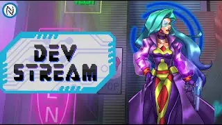 Neon Continuum | Devstream neon UI Design Part 41 | New fonts