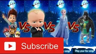 Paw Patrol 🆚️ The Boss Baby 🆚️ Frozen 🆚️ Sing