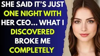 She Said It’s Just One Night With Her CEO… What I Discovered Broke Me Completely #CheatingStory