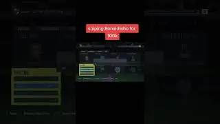 Sniping Ronaldinho for 100K 🔥🔥 FIFA SNIPING TECHNIQUE
