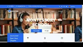 Gosfem Free School Management Software Website
