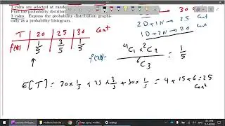 Selected Problems Ch4 Expectation  and variance single RV حل مسائل