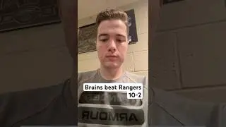 INSTANT REACTION - Bruins beat Rangers 10-2 #newyorkrangers #bostonbruins #nhl #hockey