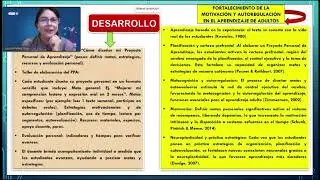 FORTALECIMIENTO DE LA MOTIVACIÓN Y AUTOREGULACIÓN EN EL APRENDIZAJE DE ADULTOS
