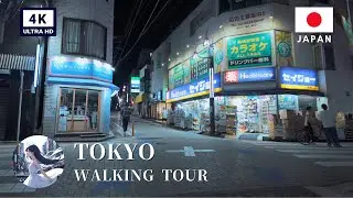 【4K】Summer Stroll in Tokyo's Kugayama at Night
