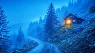 Fall Asleep Fast in 5 Minutes | Deep Forest Rain in Cozy Cabin 🌧️ Sleep Sounds for Insomnia