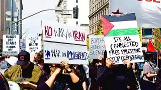 No War with Iran Protest in Los Angeles Organized by Palestinian Youth Movement & 30+ Organizations