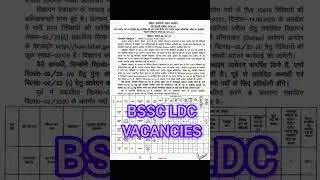 BSSC LDC RECRUITMENT | BIHAR CLERK  RECRUITMENT | BSSC LDC 2025