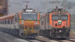 Brand New 4 AMRIT BHARAT Trains INAUGURAL Run and 2 NEW MAIL Express Trains | Train Videos | I R