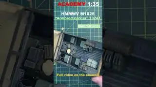 Humvee M1025 scale model building Academy 1 35