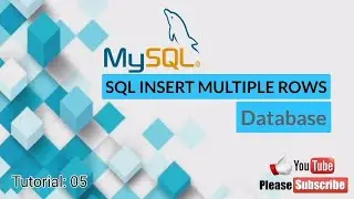 How To Insert Multiple Row (Data) in MySQL Database || SQL INSERT Multiple Row Command Tutorial!