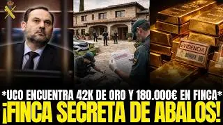OPERACI&Oacute;N UCO | UCO encuentra 42 KILOS DE ORO en finca secreta de &Aacute;BALOS | 2,3M&euro; sin justificar