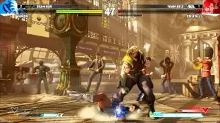 Xian (Nash) vs Momochi (Chun Li) - Street Fighter V - HD