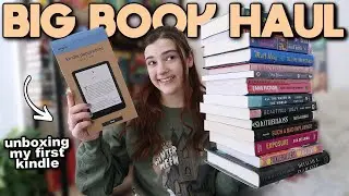 big book haul and kindle unboxing 🎄 [new release books and ARC's, and a kindle unlimited haul]