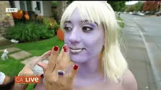 Easy Halloween Makeup Hacks with Celebrity Makeup Artist Christina Flach | NBC California Live