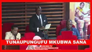 PROF. MUHONGO ASHUSHA NONDO BUNGENI MBELE YA MAWAZIRI 'TUNAUPUNGUFU MKUBWA SANA/ WAGENI MABINGWA'