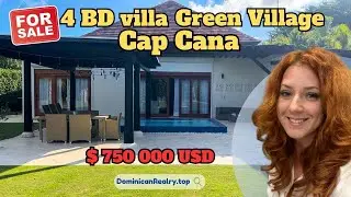 4 Bd villa: Green Village, Cap Cana (Dominican Republic)- for sale -DominicanRealty.top #доминикана