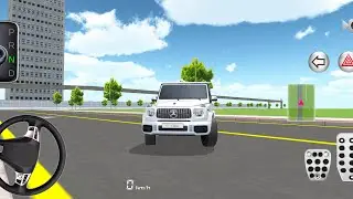 New mercedes benz G-class car in road / 3D driving class gaming/ mercedes benz car 