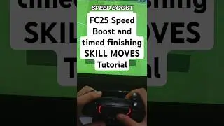 FC 25 Speed Boost and timed finishing SKILL MOVES Tutorial in 5 sec.🔥⚽️🔥#fc25 #gameplay #skillmoves