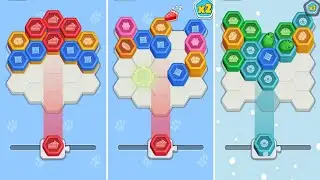 Cooking Blast 3D Hexa Match All Levels 1-10 Game Walkthrough IOS