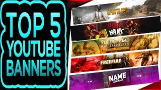 Best 5 Gaming YouTube Banner Makers Sites  🔥🔥🔥 || 100% SAFE