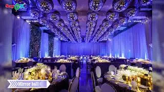 Giant Inflatable Mirror Ball Colorful Inflatable Balloon for Christmas/Stage Decoration
