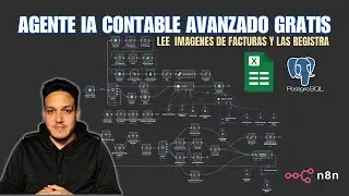 Agente IA para contabilidad | Procesa facturas y colócalas en Google Sheets | Plantilla GRATIS N8N