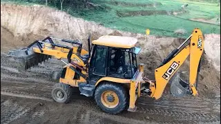 JCB Backhoe 3DX Machine Working Mood, JCB DOZER NEW VIDEO