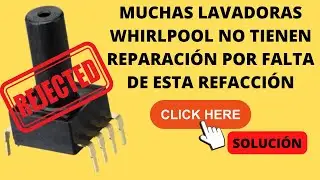 Presostato Jaguar Whirlpool  Sustituto  -NO ES TUTORIAL-